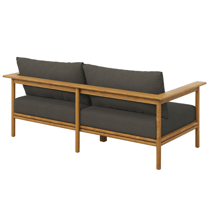 Willow Outdoor Patio Teak Wood Sofa