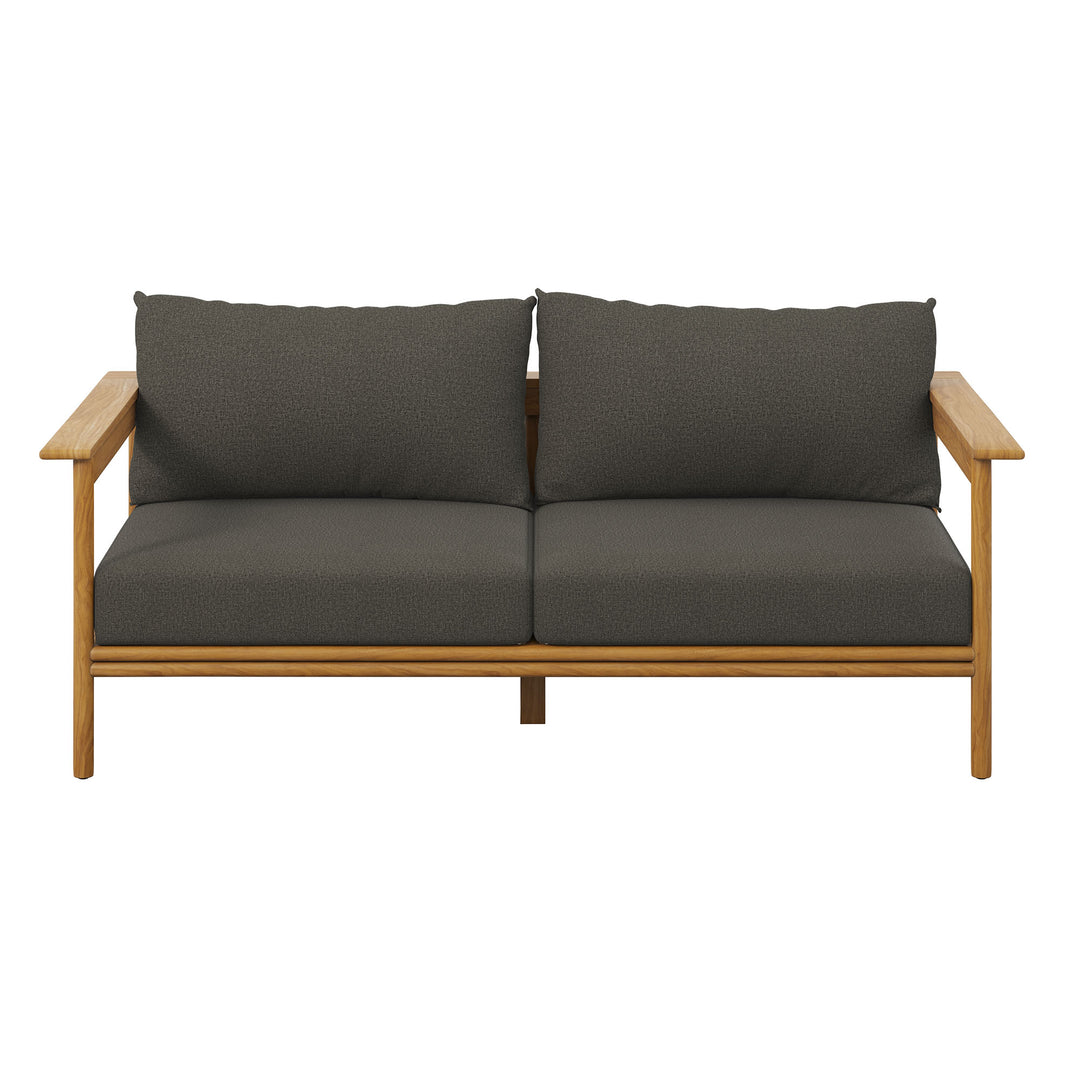 Willow Outdoor Patio Teak Wood Sofa