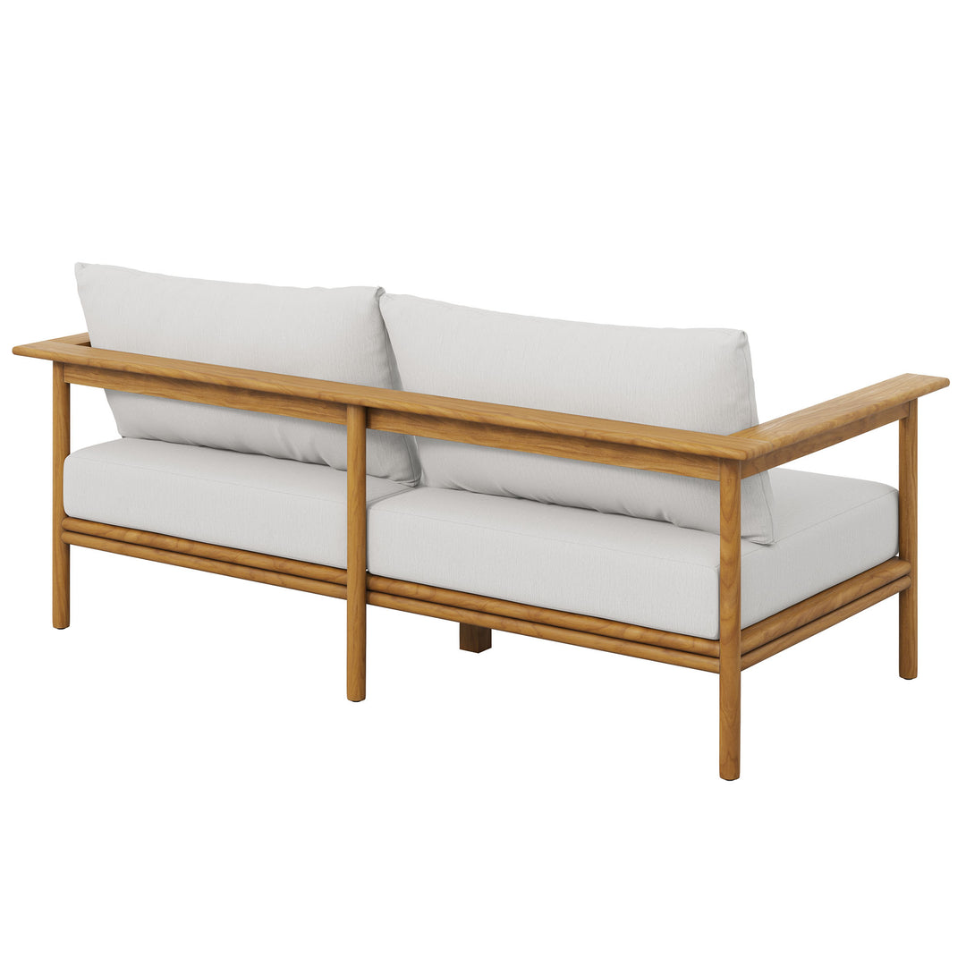 Willow Outdoor Patio Teak Wood Sofa