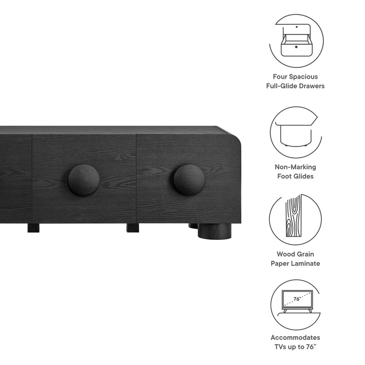 Sonnet 69" Luxe Profile TV Stand