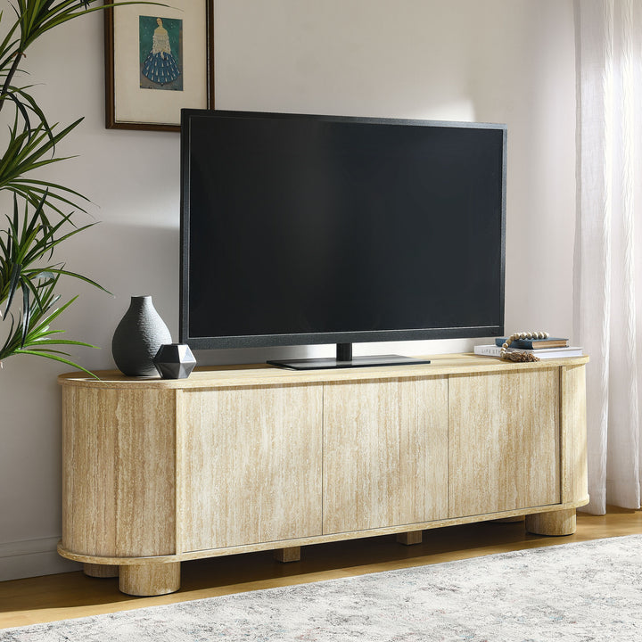 Opus 63" Oval Onyx TV Stand