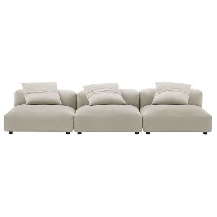 Serenity 3-Piece Modular Upholstered Fabric Sofa