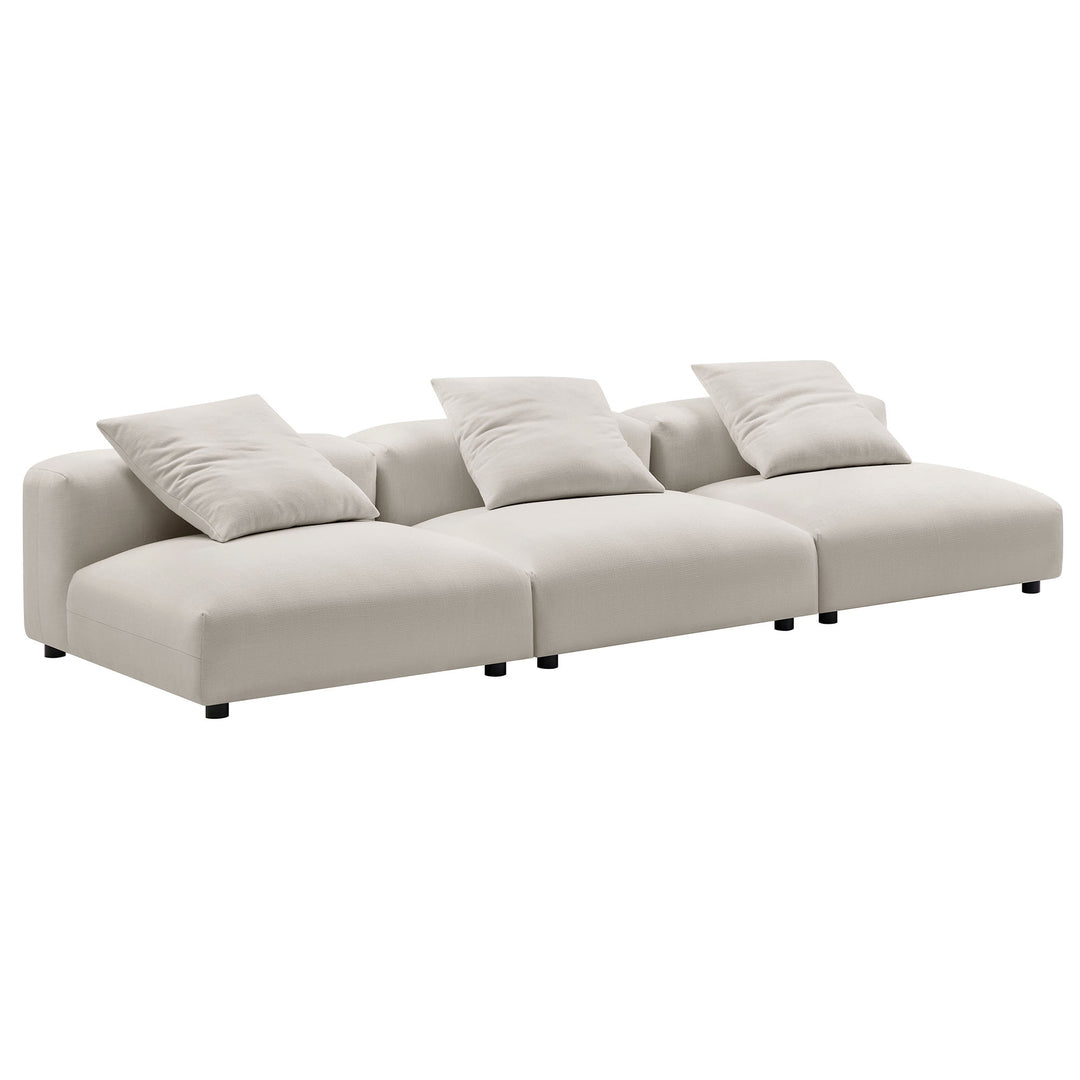 Serenity 3-Piece Modular Upholstered Fabric Sofa