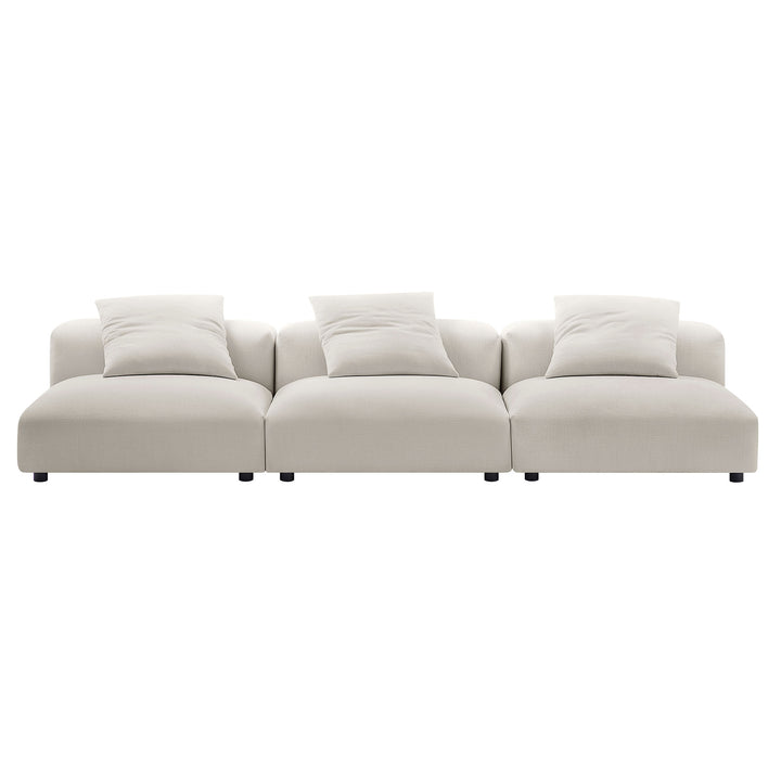 Serenity 3-Piece Modular Upholstered Fabric Sofa