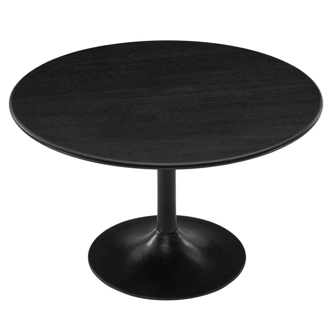 Lippa 48" Round Retro Wood Dining Table