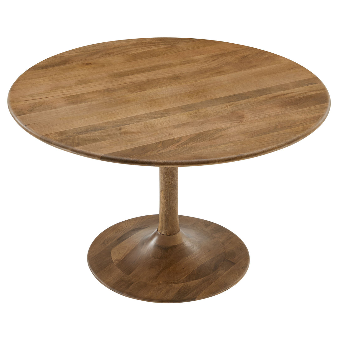 Lippa 48" Round Retro Wood Dining Table