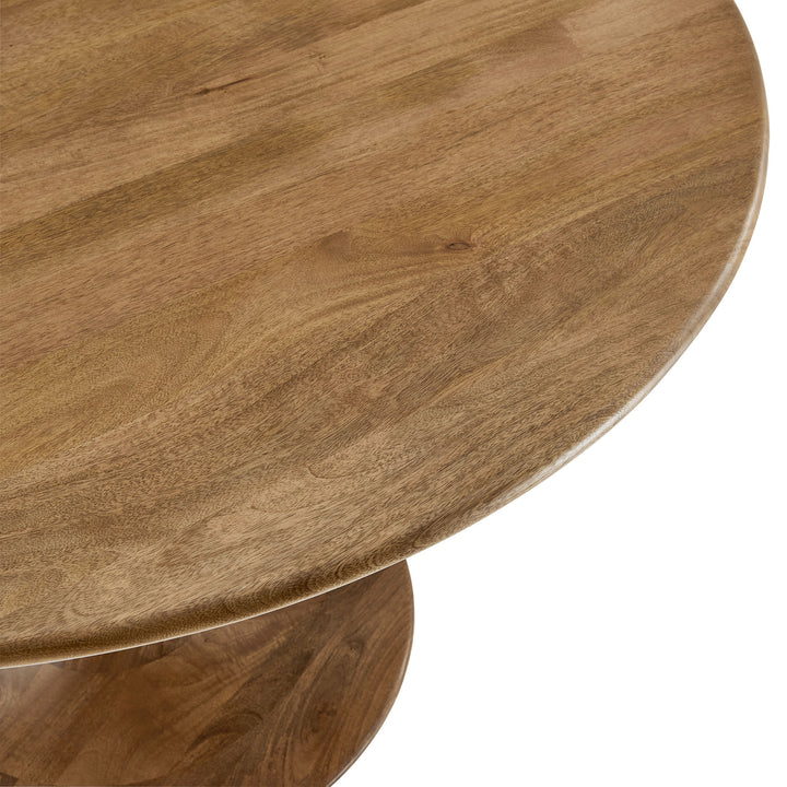 Lippa 48" Round Retro Wood Dining Table