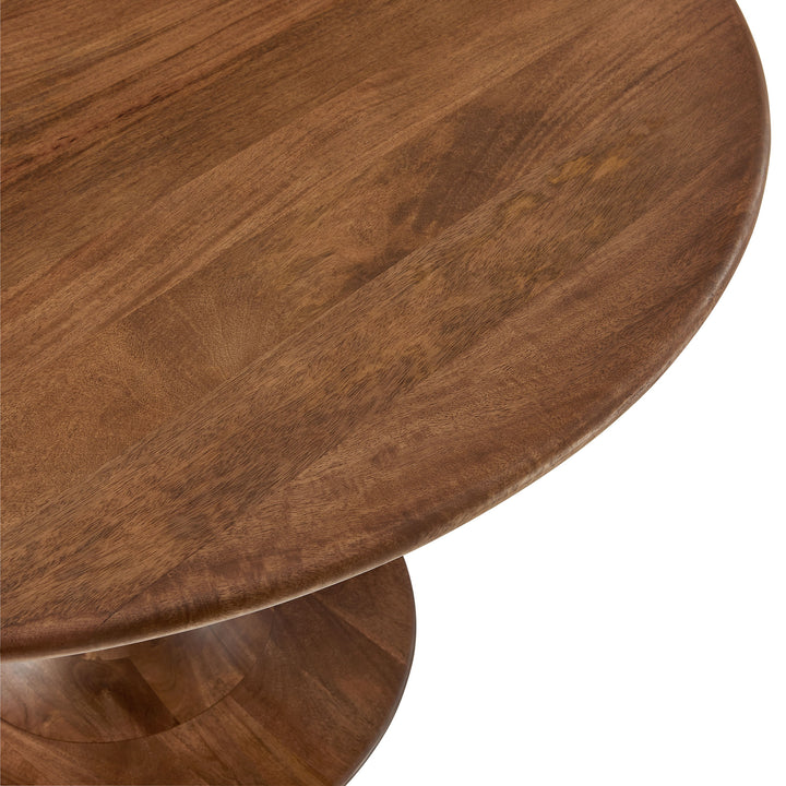 Lippa 48" Round Retro Wood Dining Table