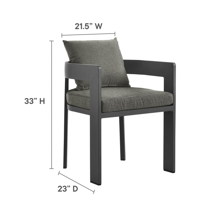 Tuscany Open-Air Patio Aluminum Dining Chair