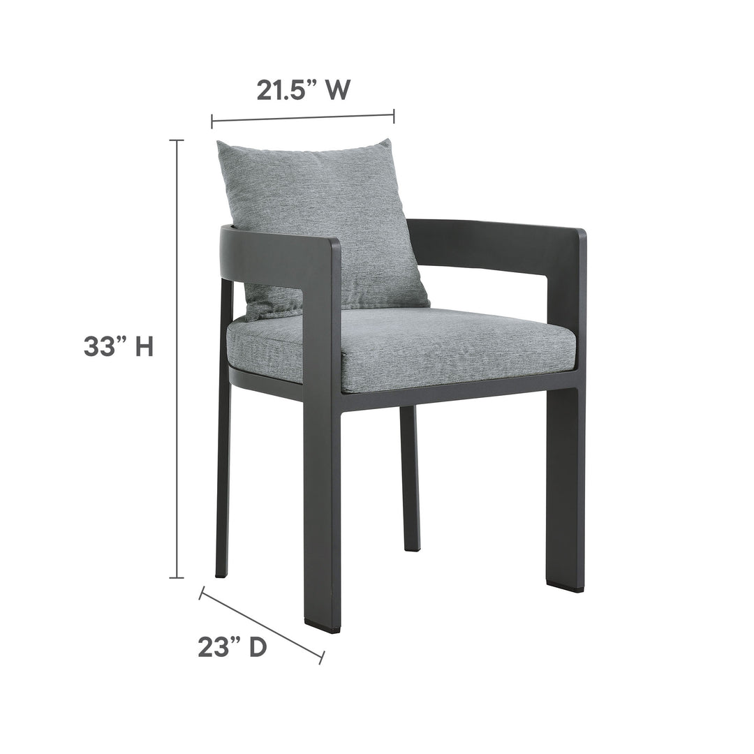 Tuscany Open-Air Patio Aluminum Dining Chair