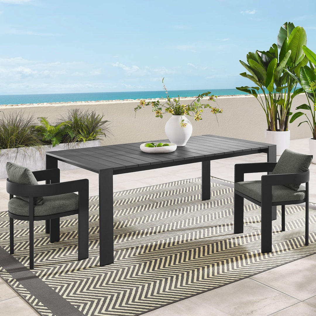 Tahoe Rectangular Alfresco Aluminum Dining Table