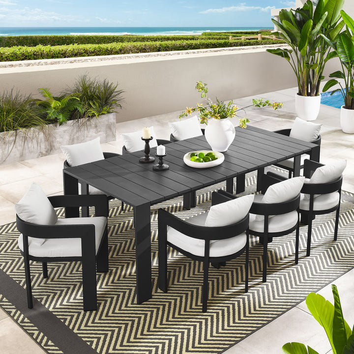 Tahoe 9-Piece Aluminum Patio Dining Set