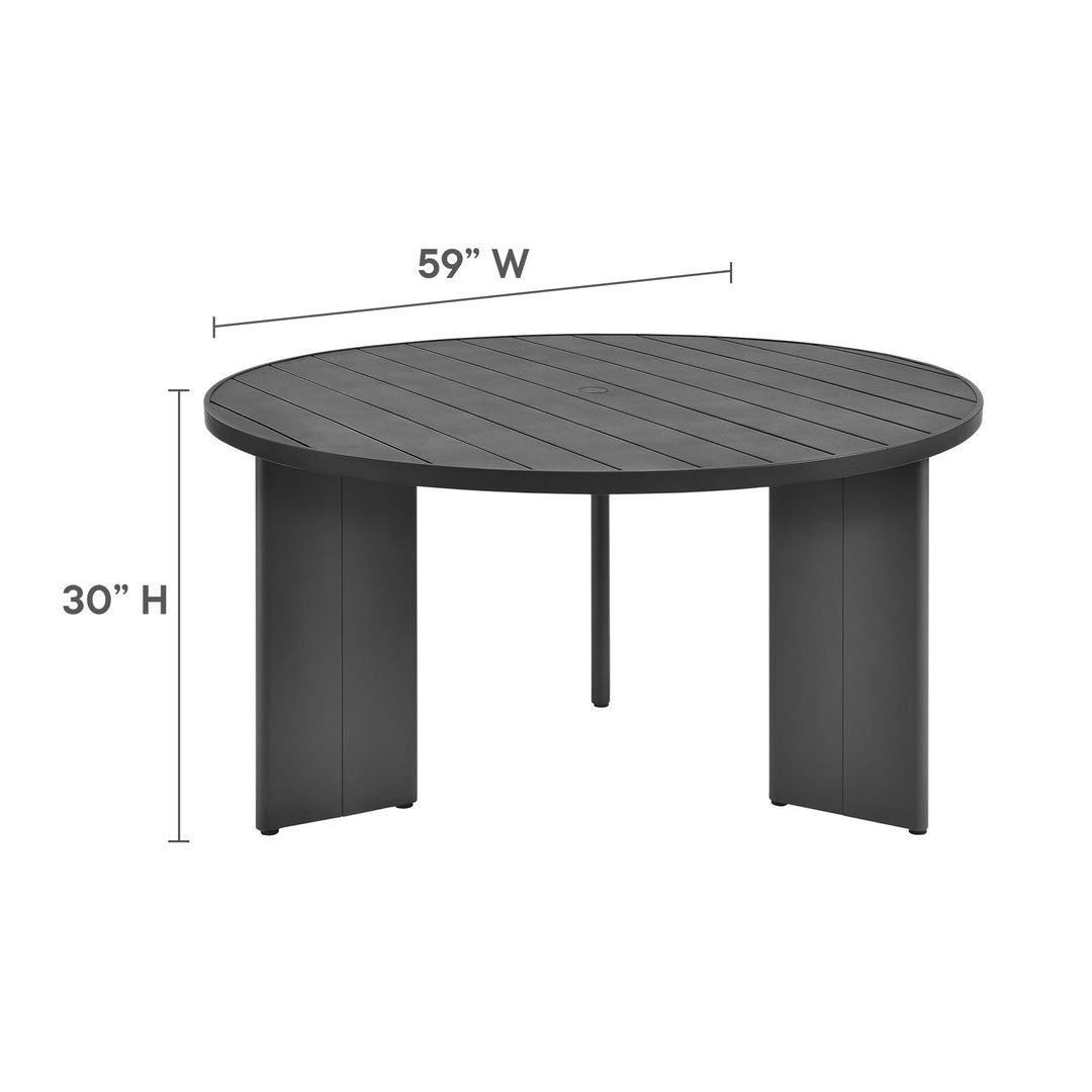 Tiger 5-Piece Outdoor Patio Aluminum Dining Set