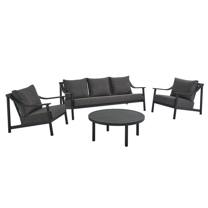 Terrace 4-Piece Outdoor Patio Aluminum Arrangement