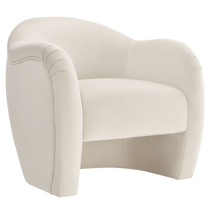 Chic Plush Velvet Club Chair