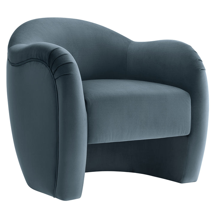 Chic Plush Velvet Club Chair