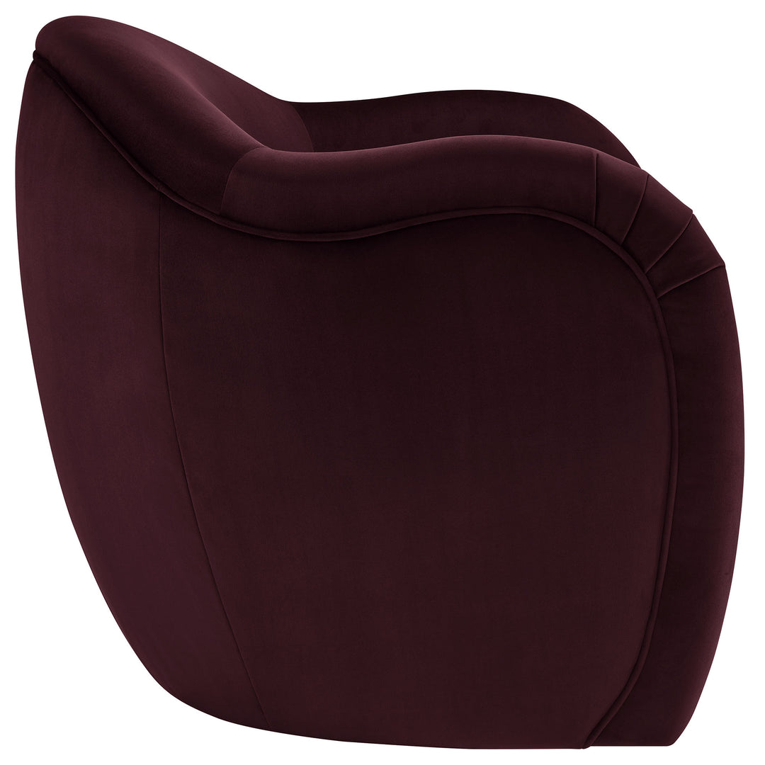 Chic Plush Velvet Club Chair