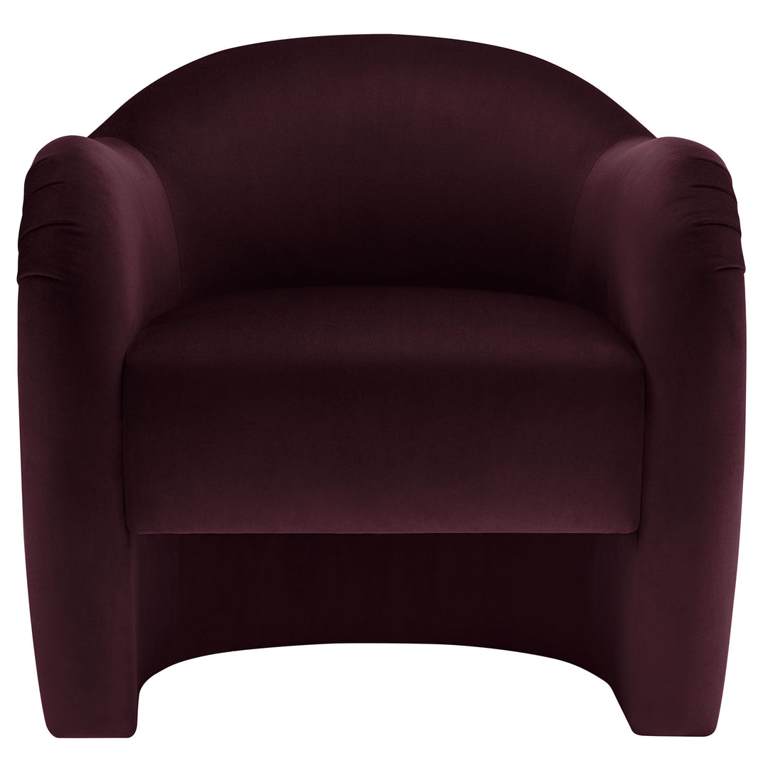 Chic Plush Velvet Club Chair