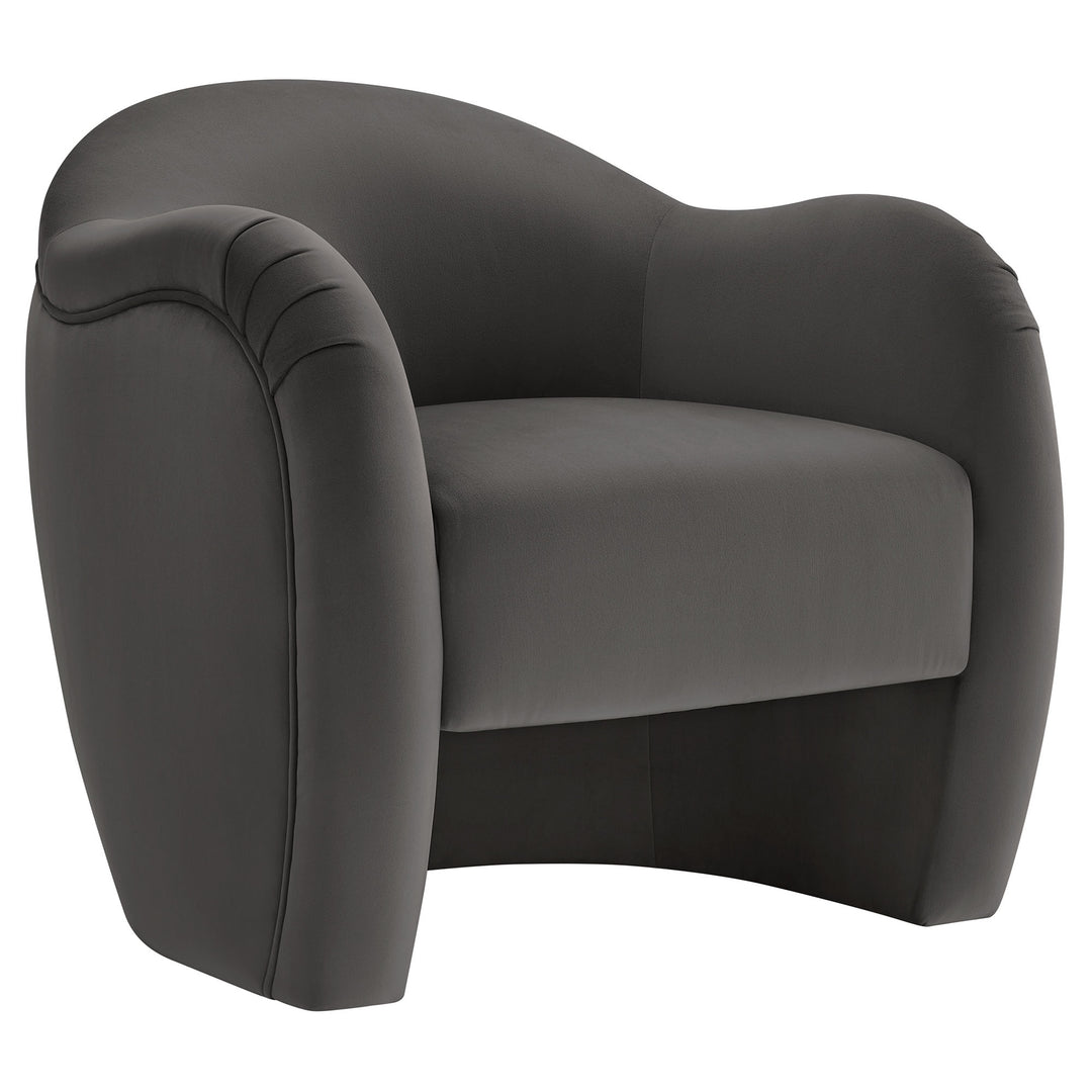 Chic Plush Velvet Club Chair