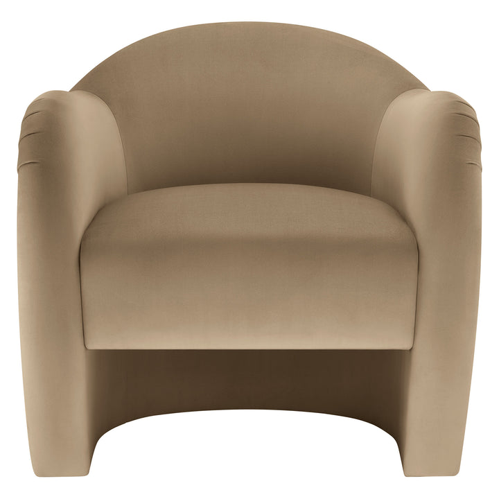 Chic Plush Velvet Club Chair