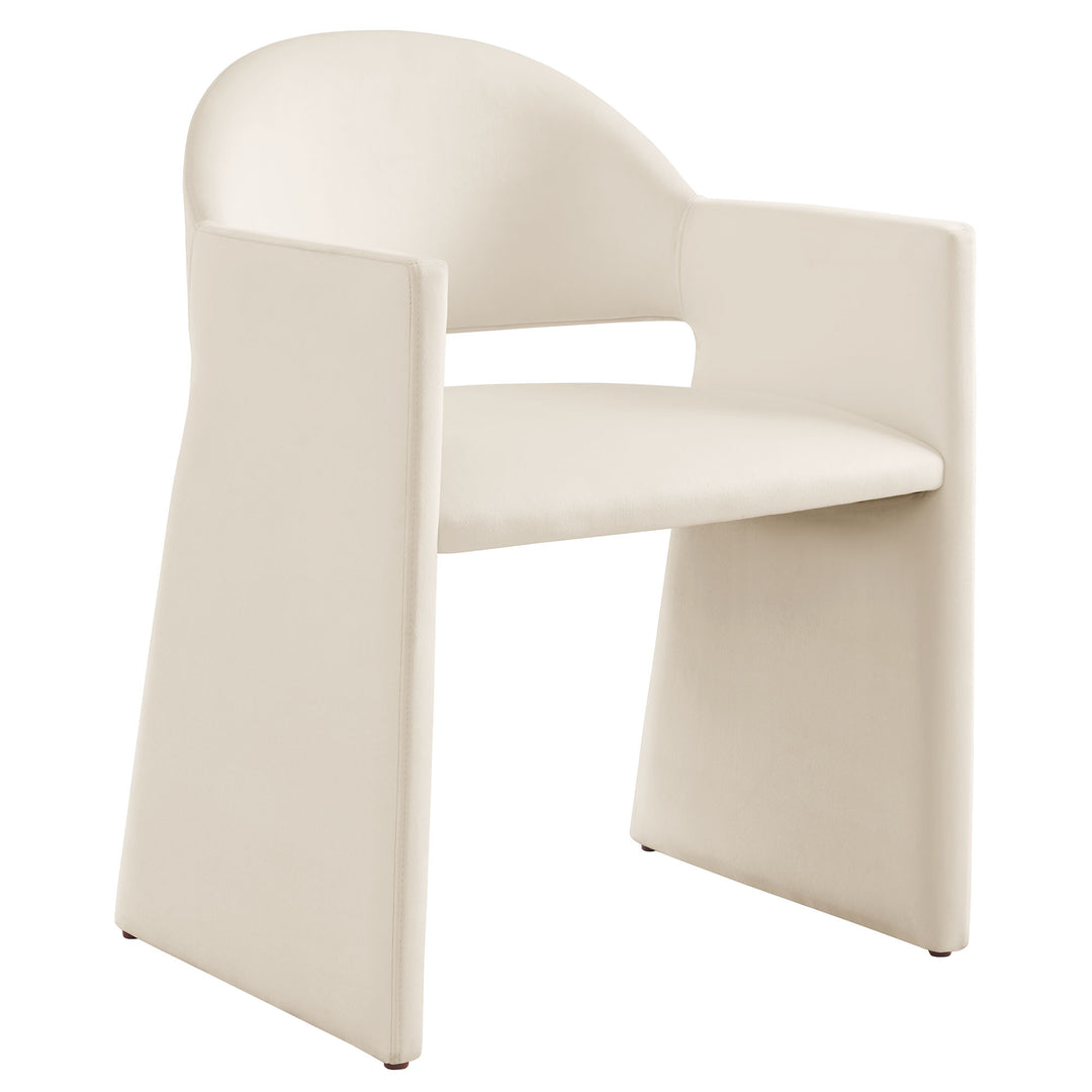 Tristan Plush Velvet Dining Armchair