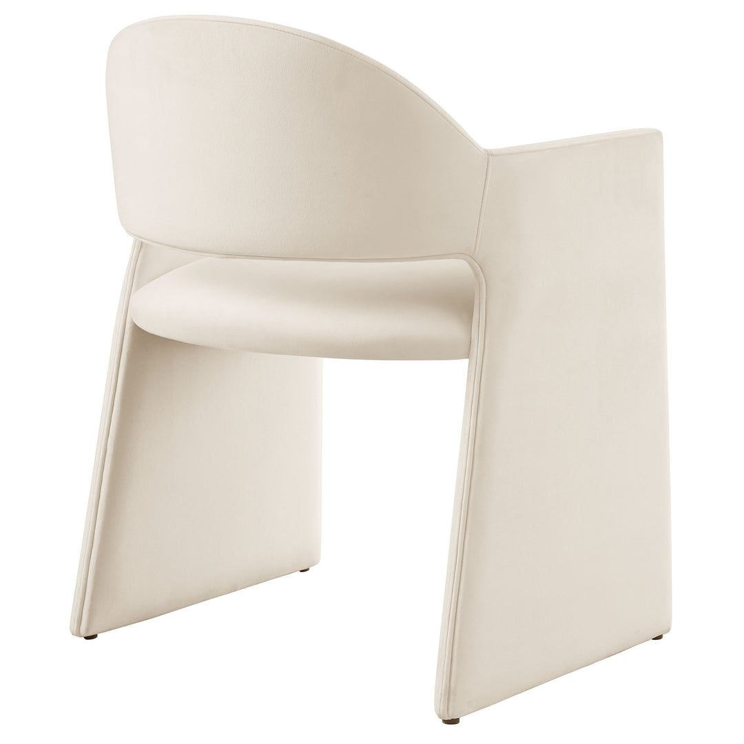 Tristan Plush Velvet Dining Armchair