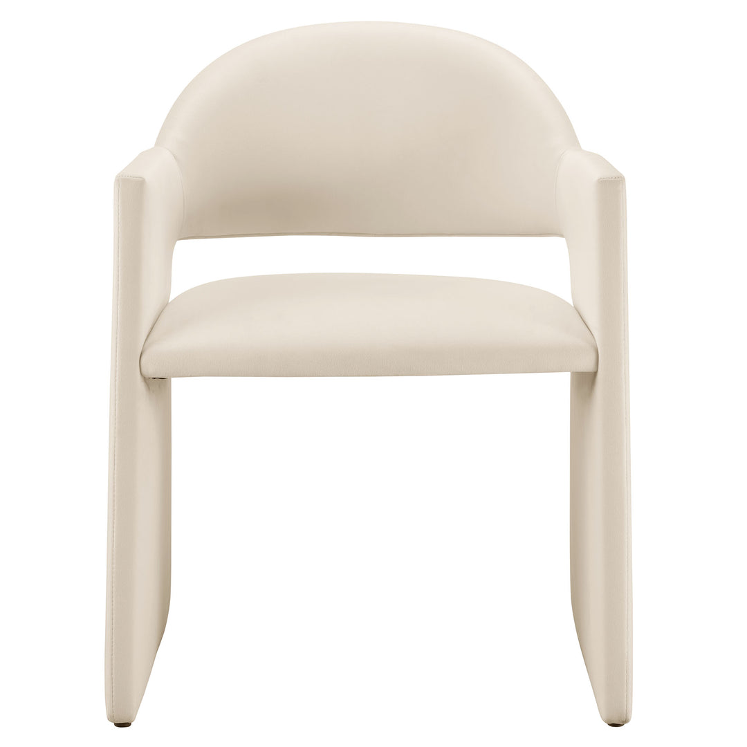 Tristan Plush Velvet Dining Armchair