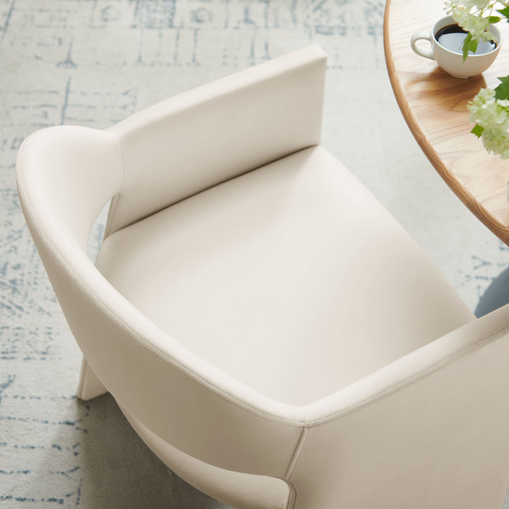 Tristan Plush Velvet Dining Armchair