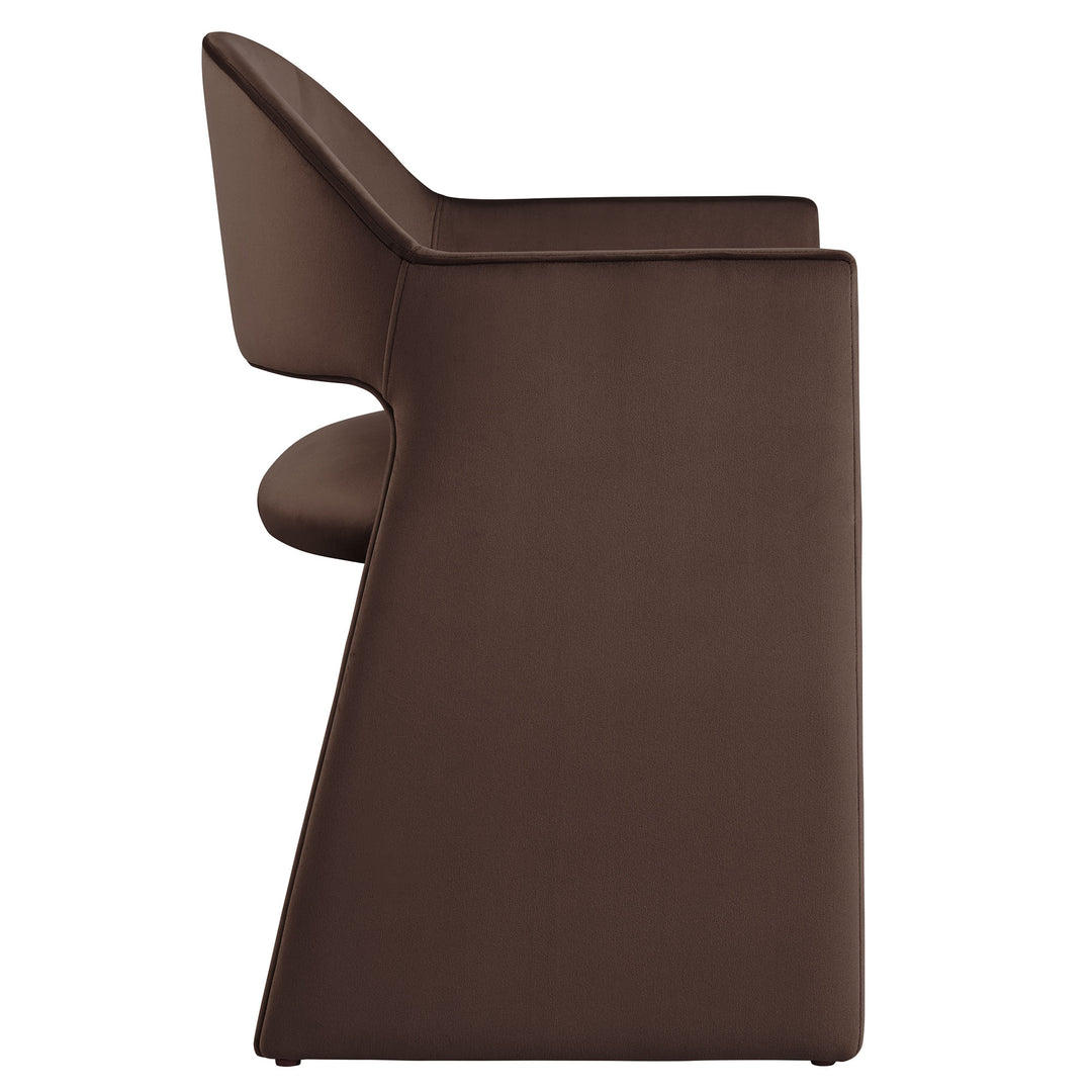 Tristan Plush Velvet Dining Armchair