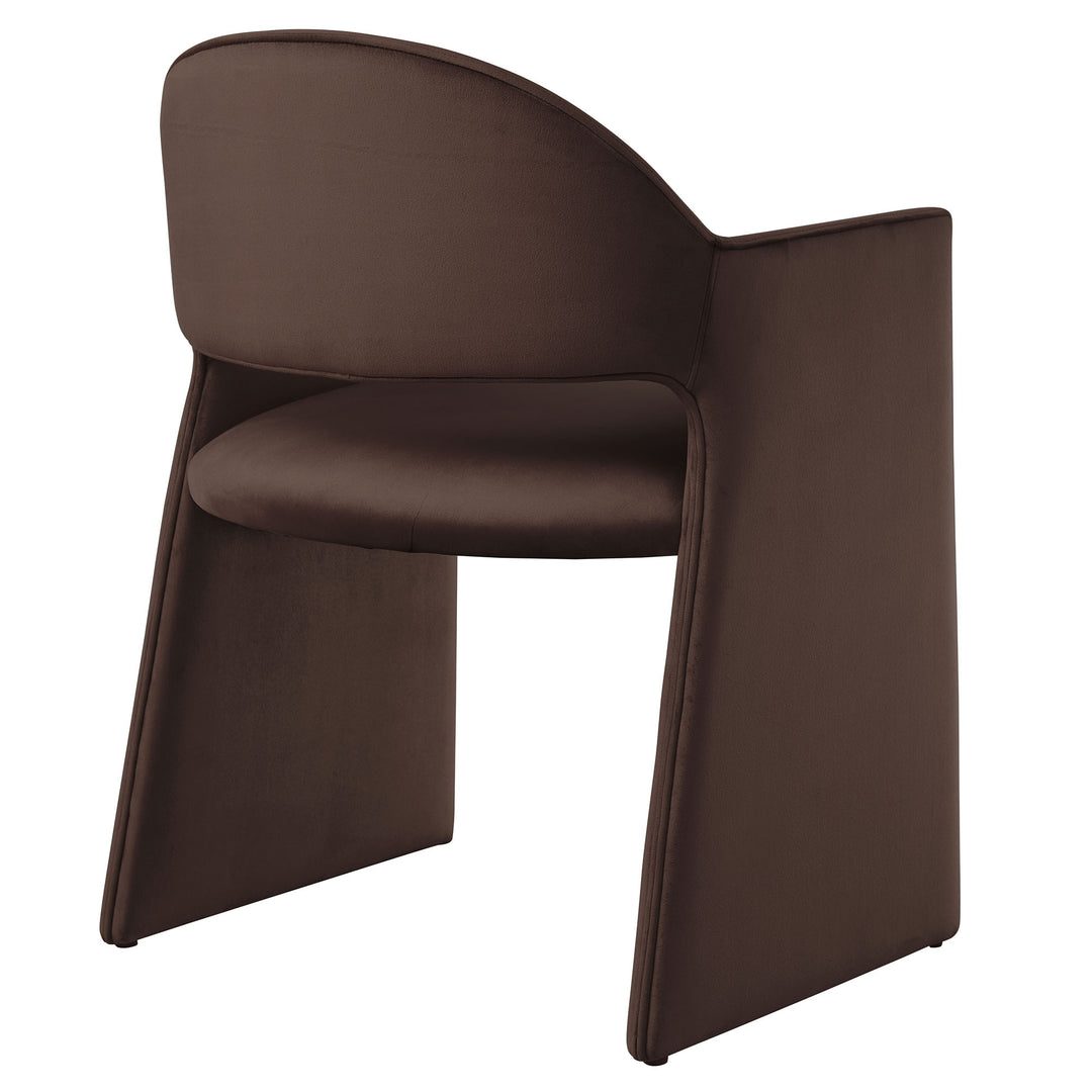 Tristan Plush Velvet Dining Armchair