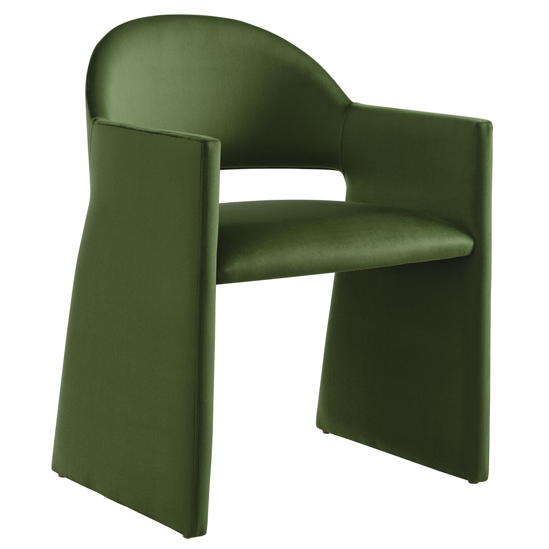 Tristan Plush Velvet Dining Armchair