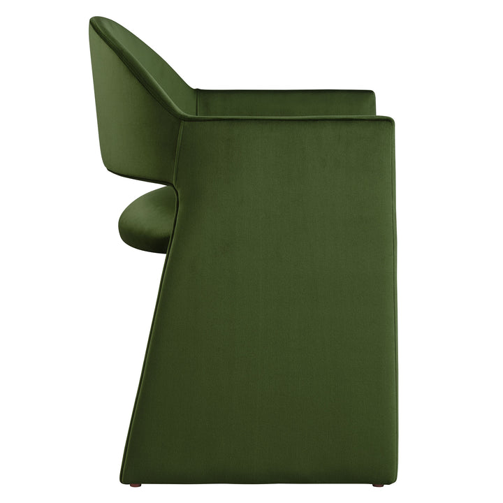 Tristan Plush Velvet Dining Armchair