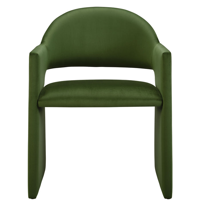 Tristan Plush Velvet Dining Armchair