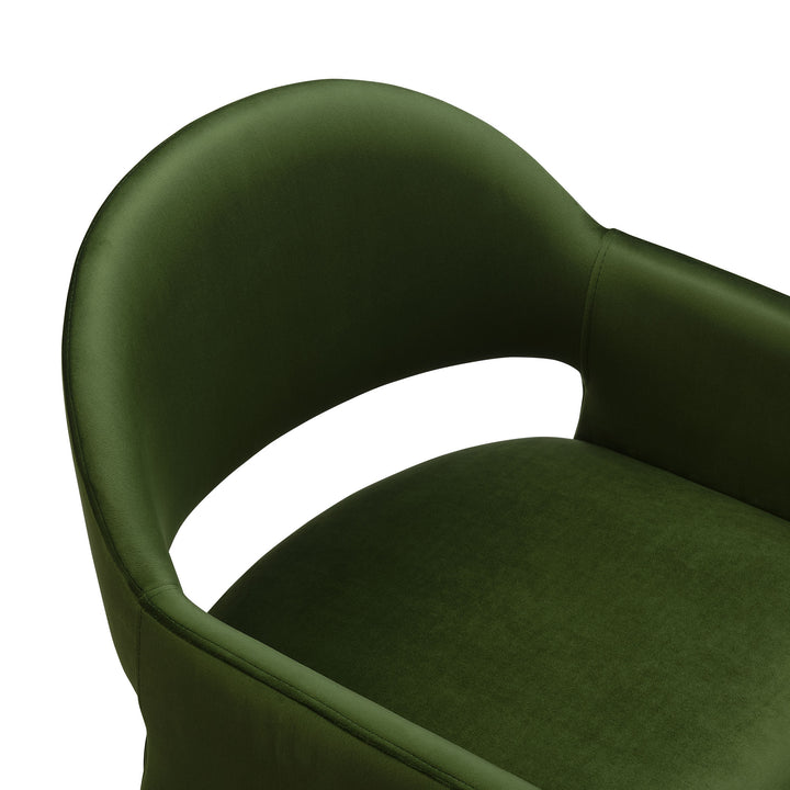 Tristan Plush Velvet Dining Armchair