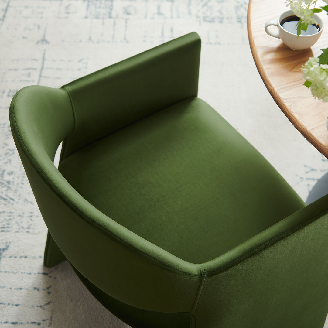 Tristan Plush Velvet Dining Armchair