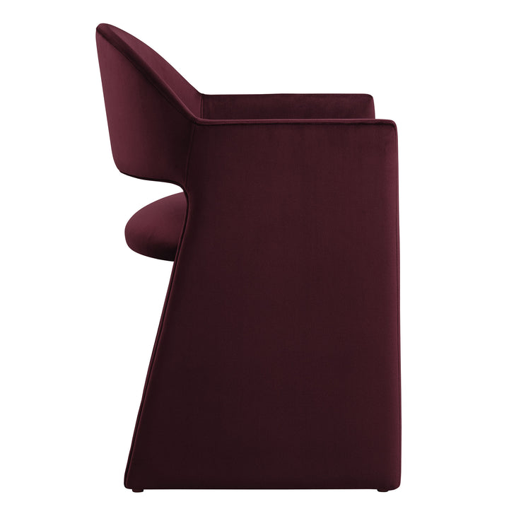 Tristan Plush Velvet Dining Armchair
