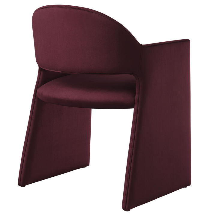 Tristan Plush Velvet Dining Armchair