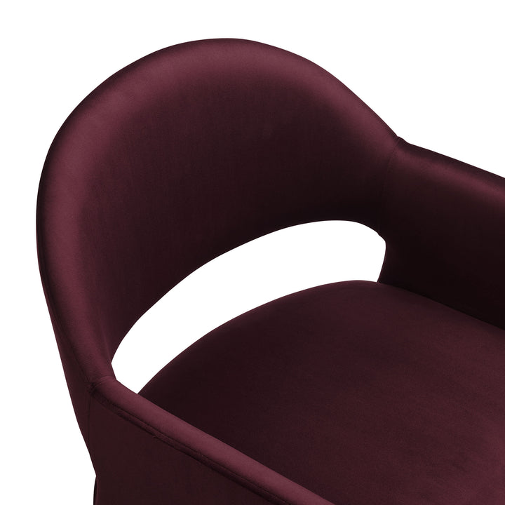 Tristan Plush Velvet Dining Armchair