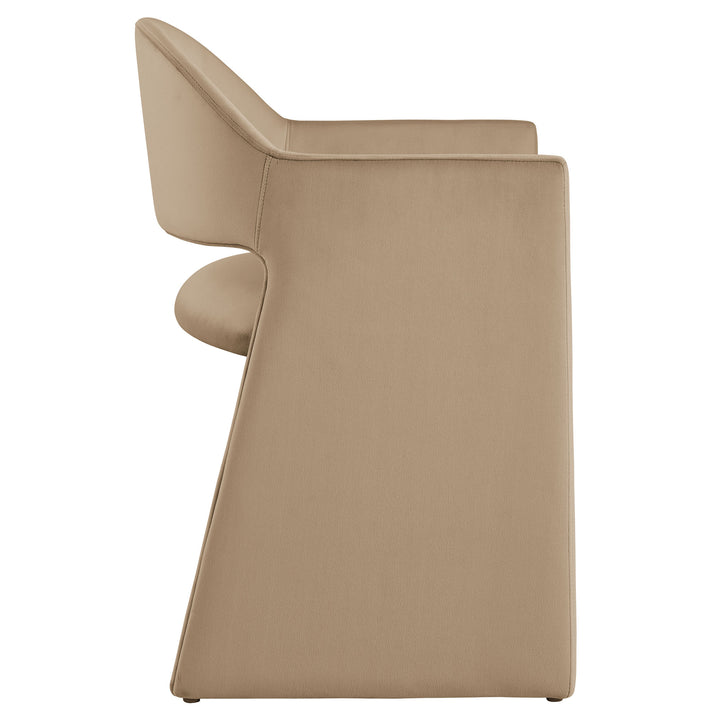 Tristan Plush Velvet Dining Armchair