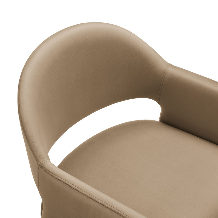 Tristan Plush Velvet Dining Armchair