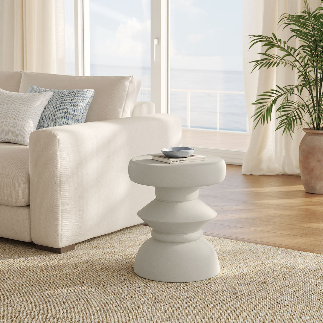 Terraza Indoor - Outdoor Patio Concrete Side Table