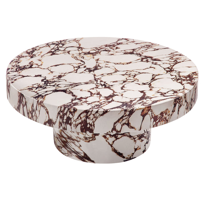 Ariana Indoor - Outdoor Patio Concrete Round Coffee Table