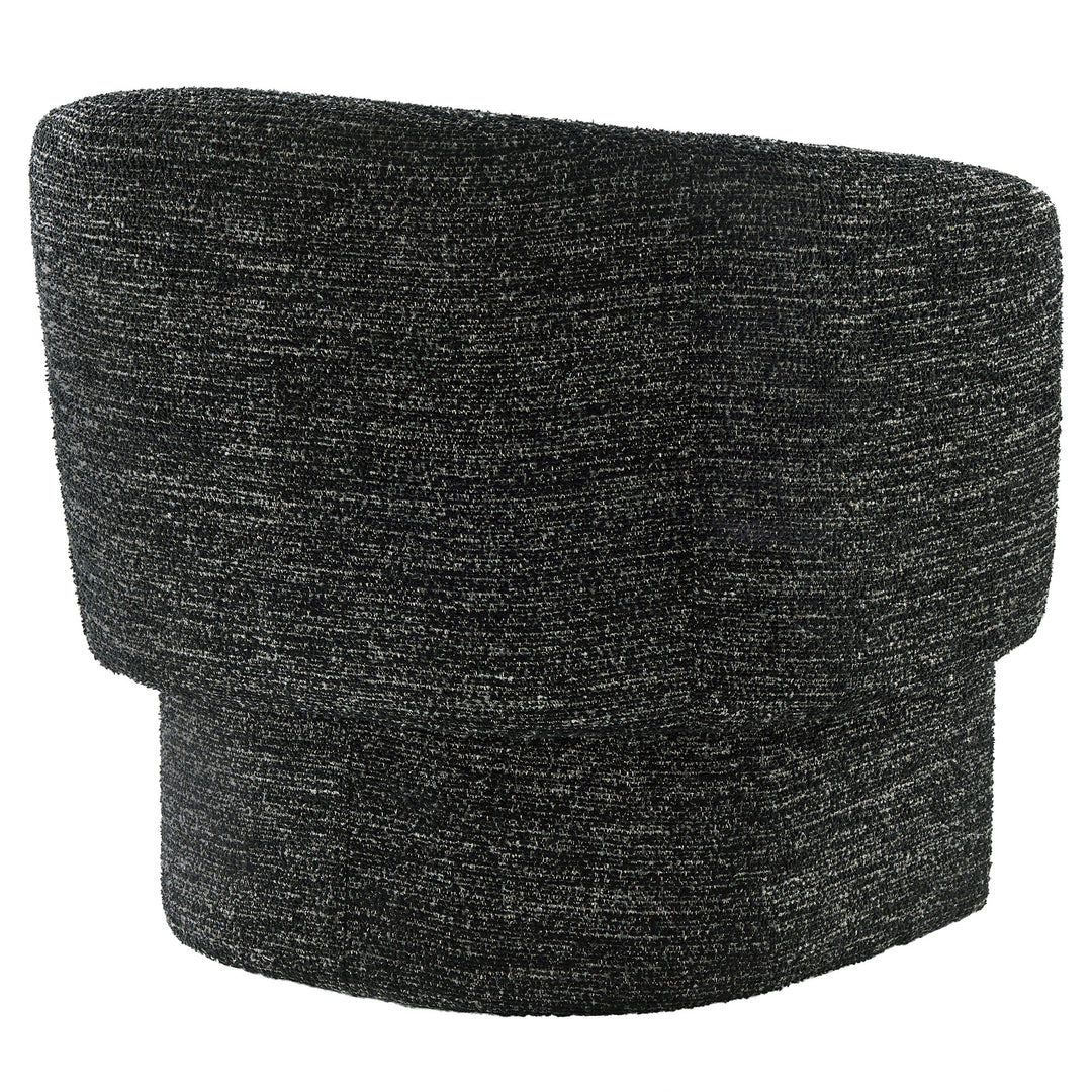 Mellow Boucle Fabric Barrel Accent Chair