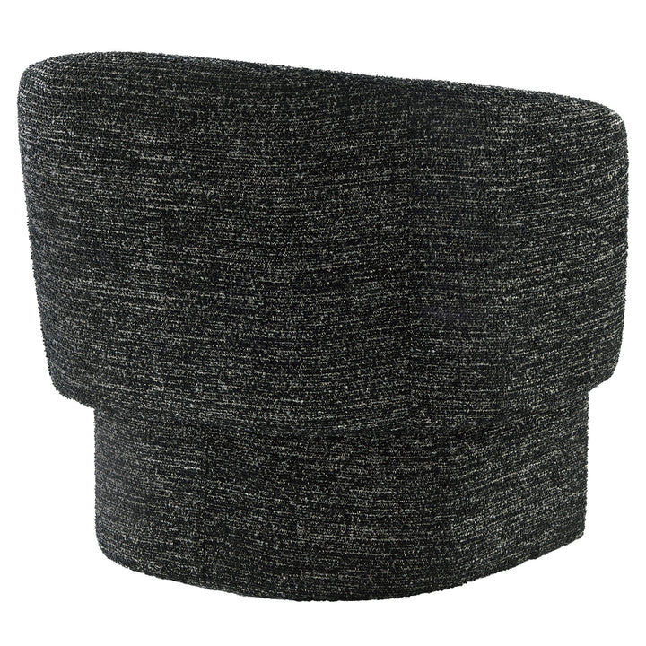 Mellow Boucle Fabric Barrel Accent Chair
