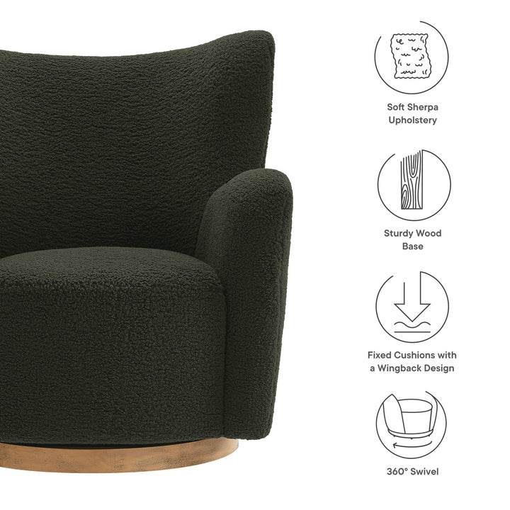 Zina Swivel Accent Chair