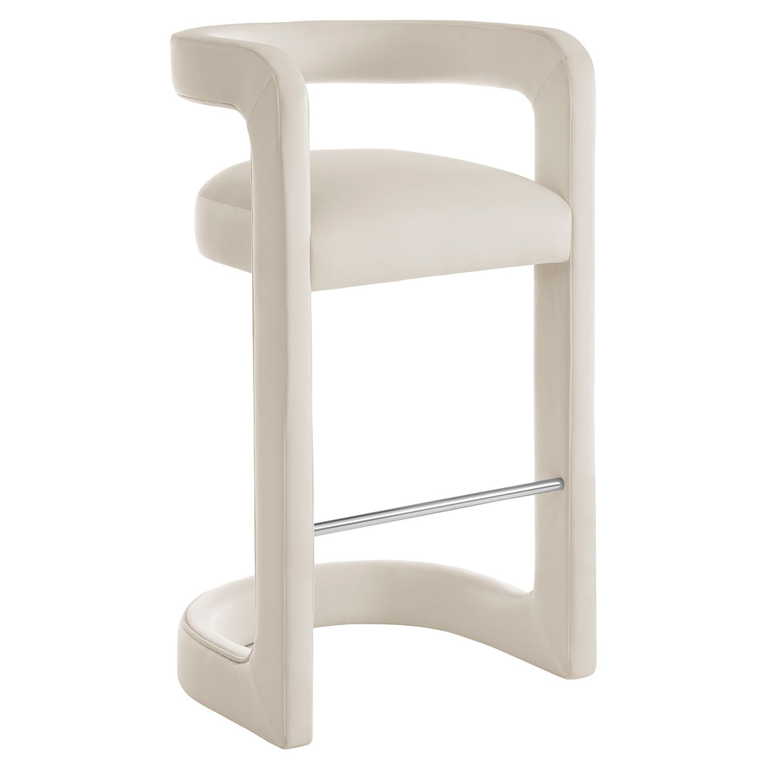 Whistler Premium Velvet Bar Stool