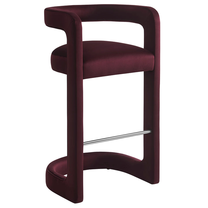 Whistler Premium Velvet Bar Stool