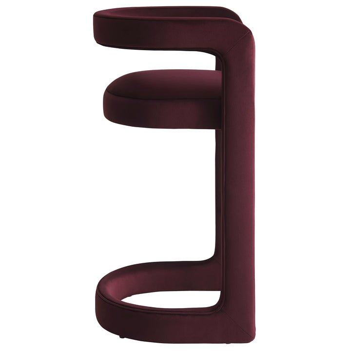 Whistler Premium Velvet Bar Stool