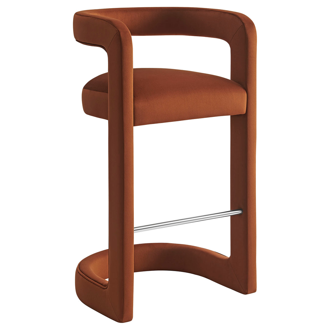 Whistler Premium Velvet Bar Stool