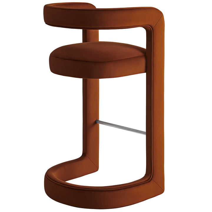 Whistler Premium Velvet Bar Stool